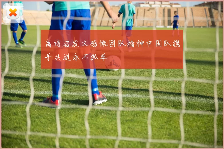 高诗岩发文感慨团队精神中国队携手共进永不孤单
